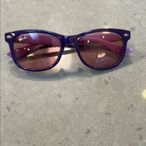 Ray-Ban Purple Wayfarer Sunglasses with Purple Frame and Lenses